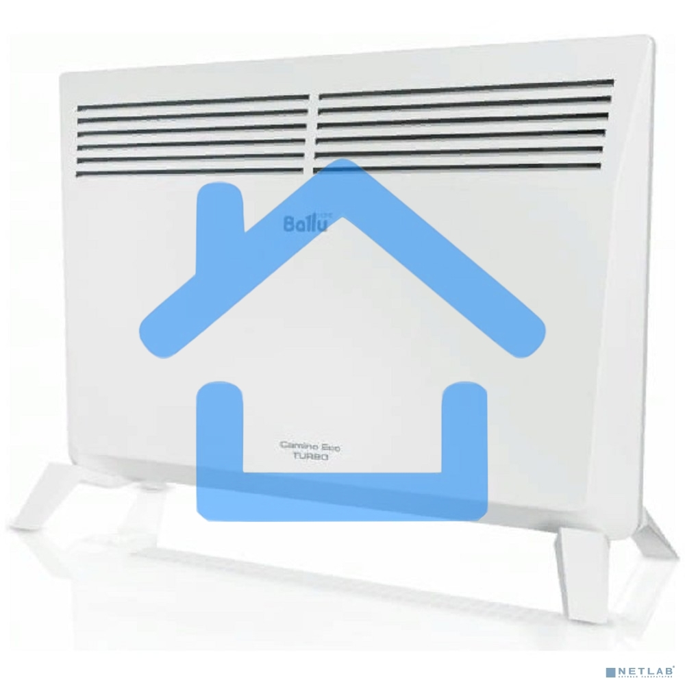 Конвектор Ballu Camino Eco Turbo BEC/EMT-2000 белый, 2000 Вт, 25 м2, термостат