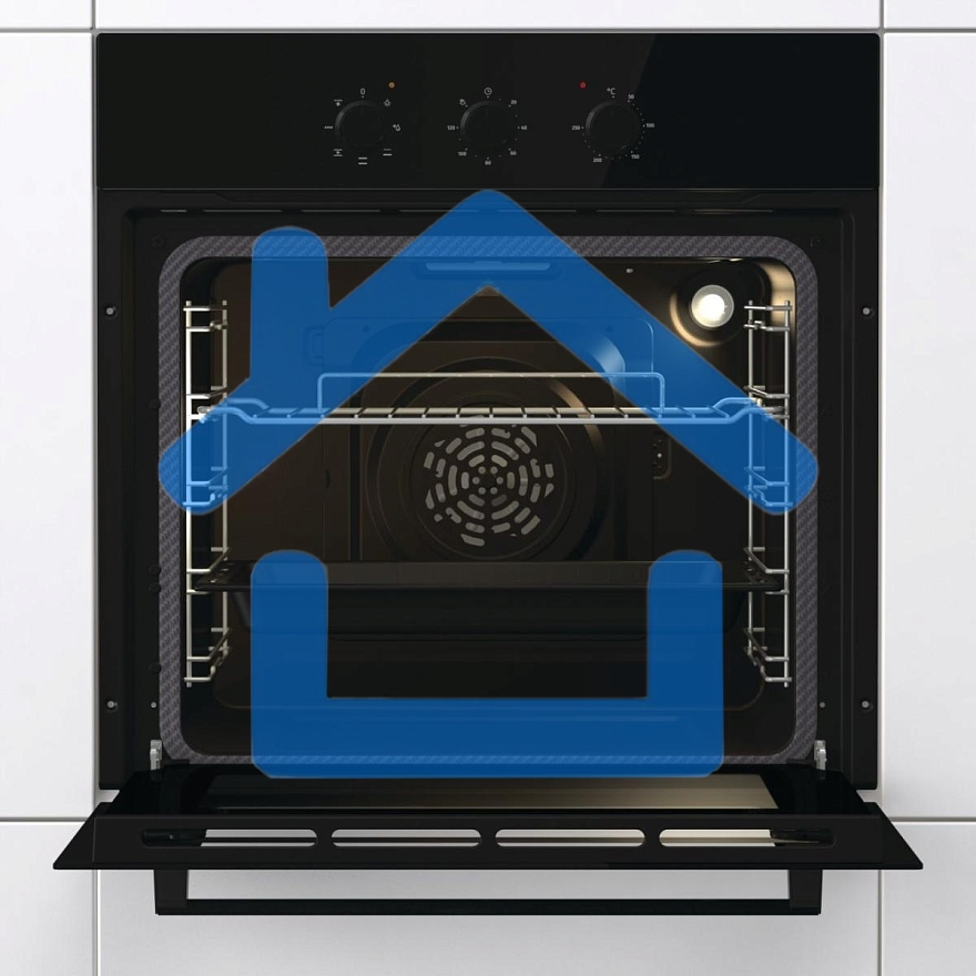 Встраиваемый духовой шкаф электрический Gorenje BO6725E02ABG черный