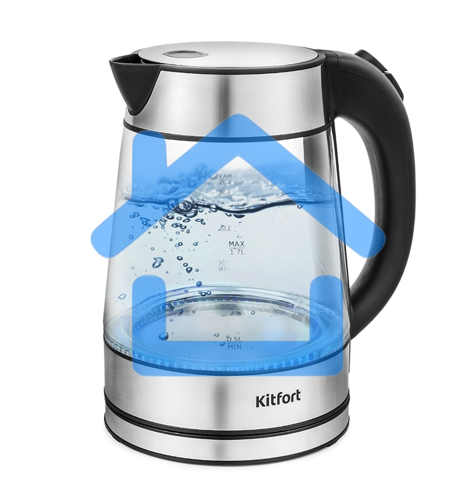 Чайник Kitfort КТ-6105 Мощность 1850–2200 Вт.Ёмкость 1,7 л.Режимы нагрева 100 °С