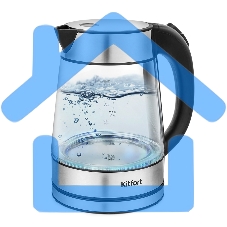 Чайник Kitfort КТ-6105 Мощность 1850–2200 Вт.Ёмкость 1,7 л.Режимы нагрева 100 °С