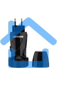 Фонарь с аккумулятором и встроенным зарядным устройством, зарядка напрямую от сети (евророзетка) 220 В