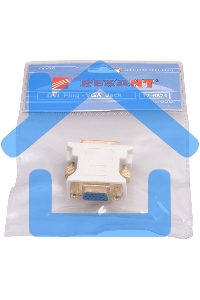 Переходник Rexant (17-6821) ПЕРЕХОДНИК шт.DVI - гн.VGA GOLD