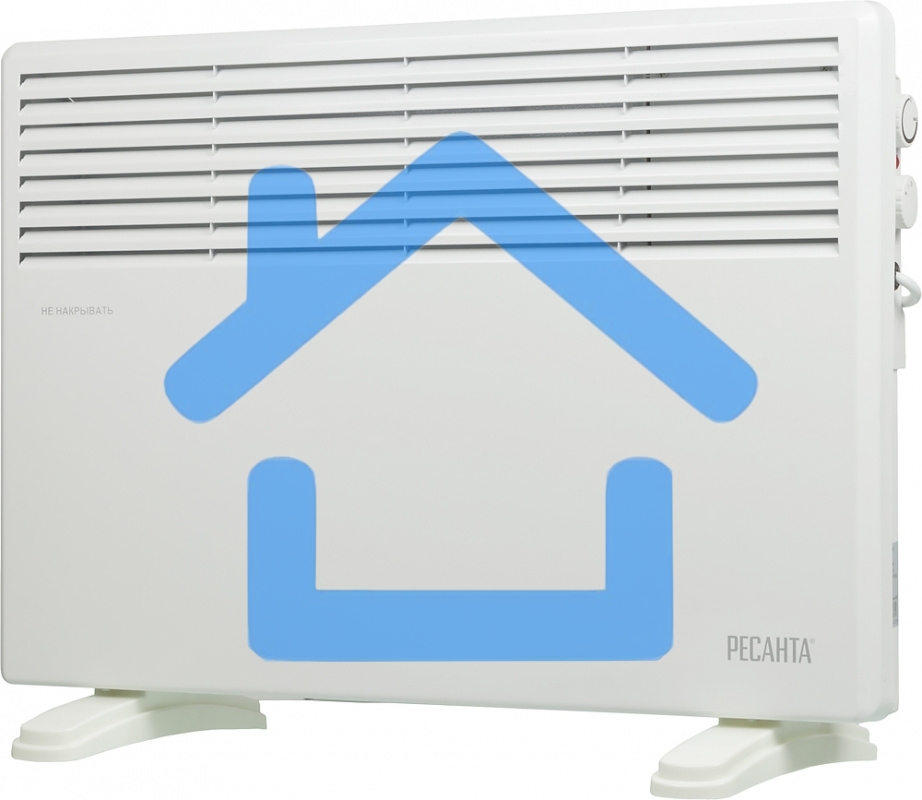 Конвектор Ресанта ОК-1500СН белый, 1500 Вт, 15 м2, термостат
