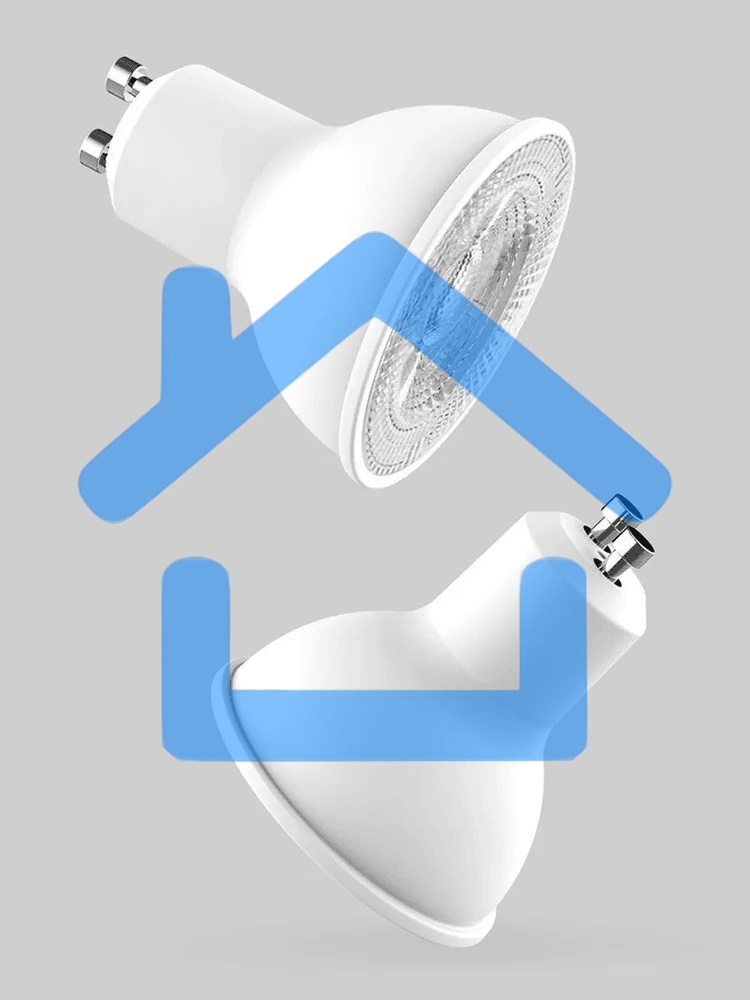 Умная светодиодная лампочка Yeelight GU10 Smart bulb W1(Dimmable) - упаковка 4 шт.