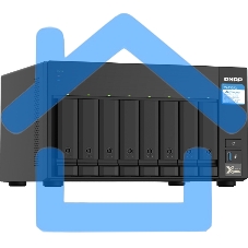 Сетевое хранилище без дисков SMB QNAP TS-832PX-4G 8-Bay NAS, AL324 64-bit quad-core 1.7GHz, 4Gb DDR4 SODIMM RAM (up to 1x16 Gb), 8 x 3.5