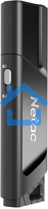 Флешка USB R/W R/W Netac U336S 128Gb <NT03U336S-128G-30BK>, USB3.0, пластиковая с защитой от записи