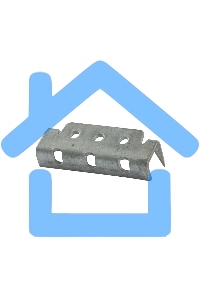 Крепление террасной доски Кляммер, цинк, Россия Сибртех