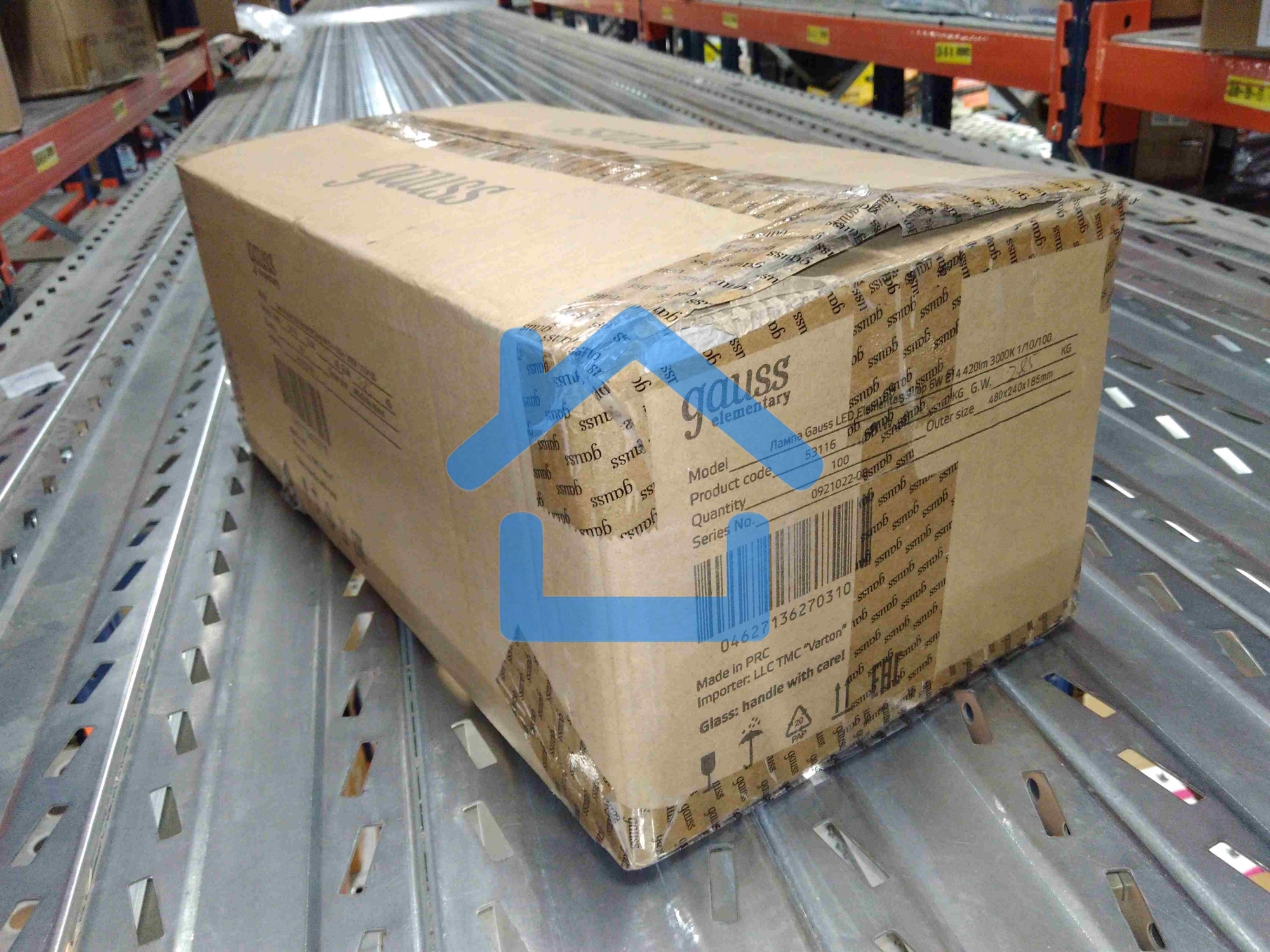 Лампа GAUSS LED Elementary Globe 6W E14 2700Kарт.LD53116
