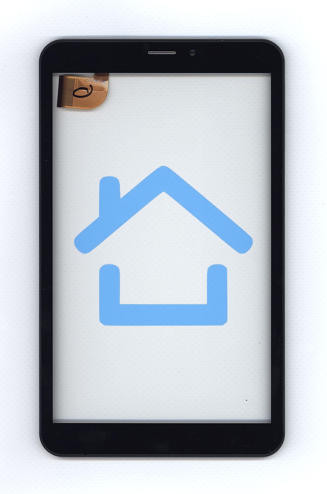 Сенсорное стекло (тачскрин) для Irbis TZ85, черное с рамкой