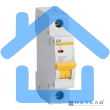 Выключатель автоматический IEK MVA20-1-001-BВА47-29 1Р1А 4,5кА х-ка В ИЭК