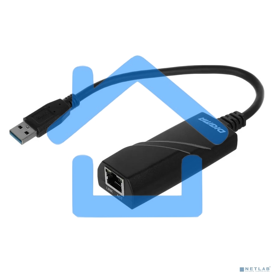 Сетевой адаптер Ethernet Digma D-USB3-LAN1000 USB 3.0