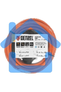 Удлинитель-шнур силовой Garden Series, ПВС, 10м, 1 розетка, 3*1 мм Denzel