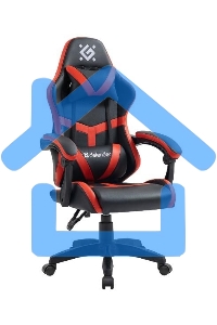 Кресло игровое Defender Synergy черный/Красный, класс 3, PU