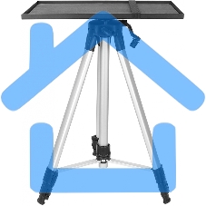 Штатив для проектора Cactus CS-VM-PR25-AL напольная