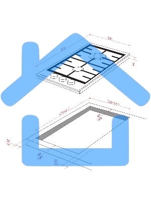 Газовая варочная панель Kuppersberg FG 36 W