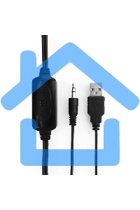 Акустическая система 2.0 Gembird SPK-405, пассив. излучатели, черный, 5 Вт, рег. громкости USB-питание