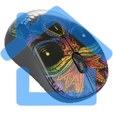 Мышь беспроводная Qumo Office M41 Totem черный, 1600 dpi, радиоканал, USB, кнопки - 4