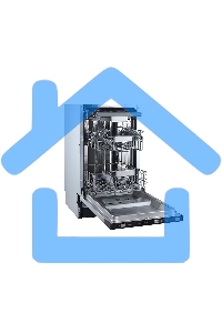 Встраиваемая посудомоечная машина Zigmund & Shtain DW 129.4509 X, черный, 44.8 см, 10 компл., 44 дБ, класс A++