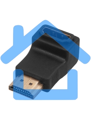 Переходник штекер HDMI - гнездо HDMI, угловой Rexant 17-6805
