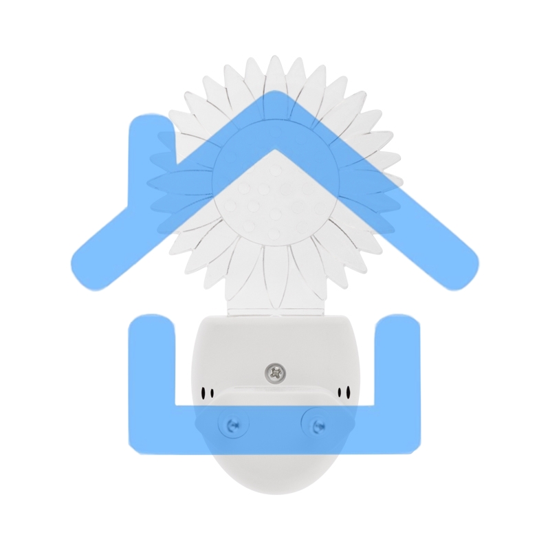 Ночник светодиодный Rexant РОМАШКА ХАМЕЛЕОН свечение мультиколор 7 цветов, 230 В