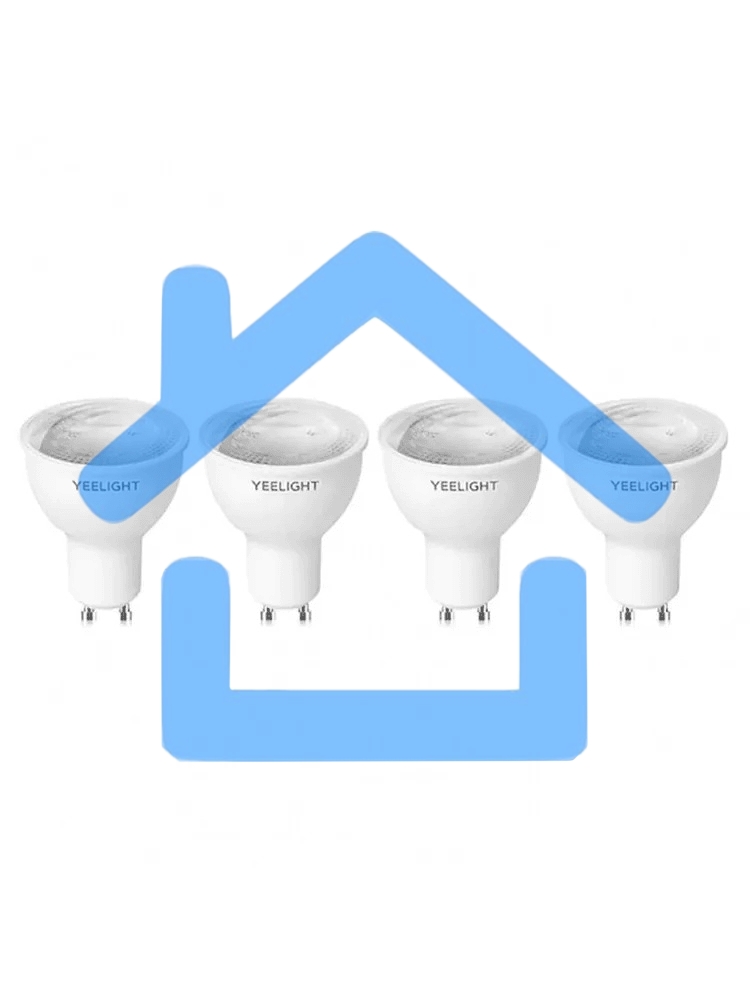 Умная светодиодная лампочка Yeelight GU10 Smart bulb W1(Dimmable) - упаковка 4 шт.