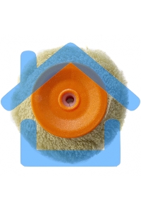 Валик сменный Фасадные работы,250мм,ворс 18мм,D48мм,D ручки - 6 мм,полиакрил,полиэстер Сибртех