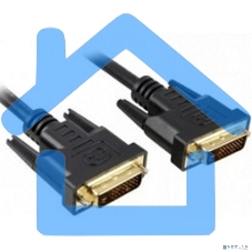 Кабель DVI dual link 1.8м ExeGate, позолоченные контакты