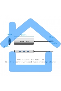 Мультифункциональный хаб Vention USB Type C 8 в 1