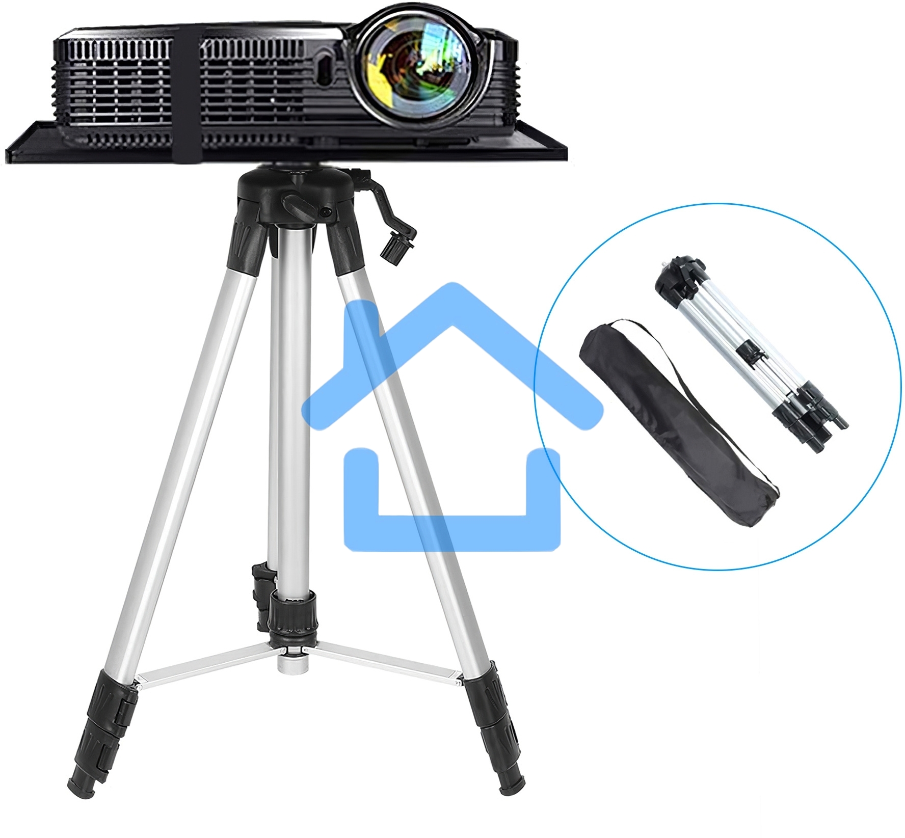 Штатив для проектора Cactus CS-VM-PR25-AL напольная