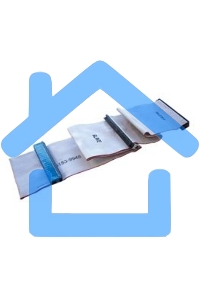 Шлейф IDE UDMA66/100/133 Cablexpert CC-EIDE/66, 2 устр., 80 жил, 48см, пакет