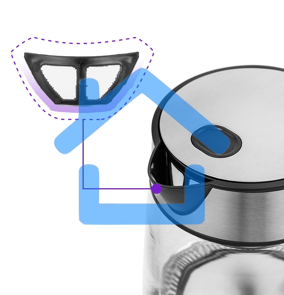 Чайник Kitfort КТ-6105 Мощность 1850–2200 Вт.Ёмкость 1,7 л.Режимы нагрева 100 °С