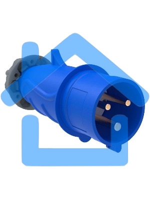 Вилка эл. каб. 16А 2P+PE 220В IP44 MAGNUM ССИ-013 ИЭК PSN01-016-3