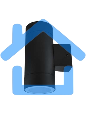 Светильник светодиодный GX53S-2B-ЦИЛИНДР GX53 IP65 230В уличный двусторон. подсветка черный IN HOME 4690612023533