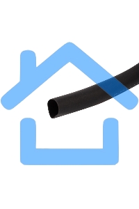 Трубка термоусаживаемая 5,0/2,5 мм черная, ролик 2,44 м Rexant