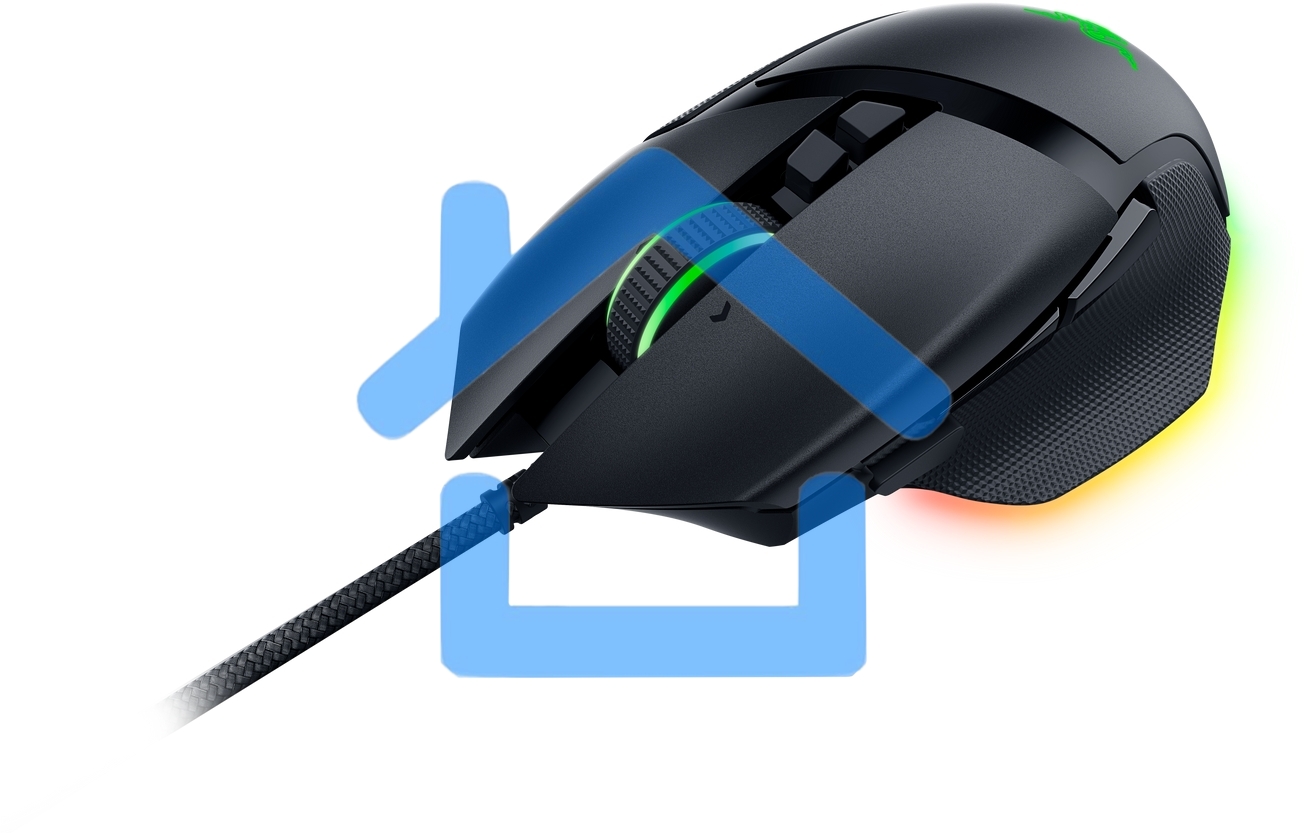 Мышь проводная Razer Basilisk V3 черный, 26000 dpi, USB, кнопки - 11