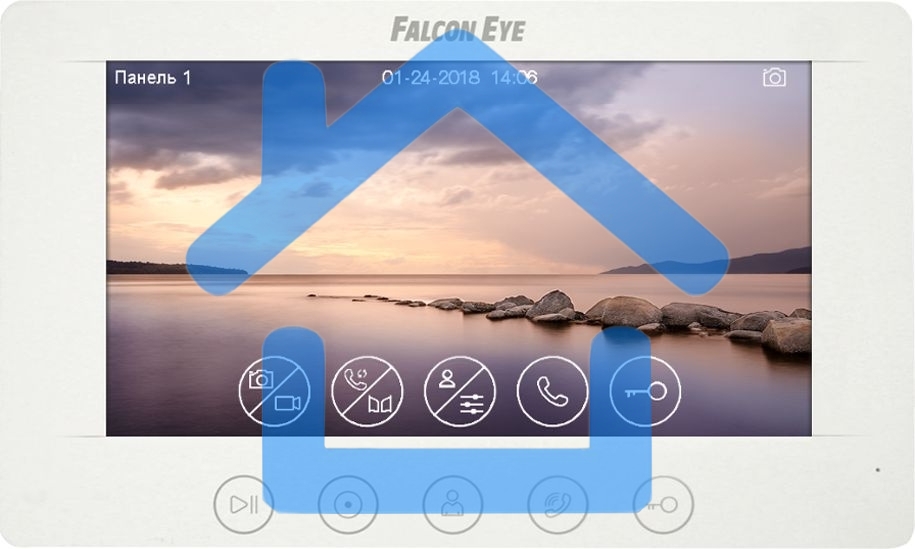 Видеодомофон Falcon Eye Cosmo HD Plus белый