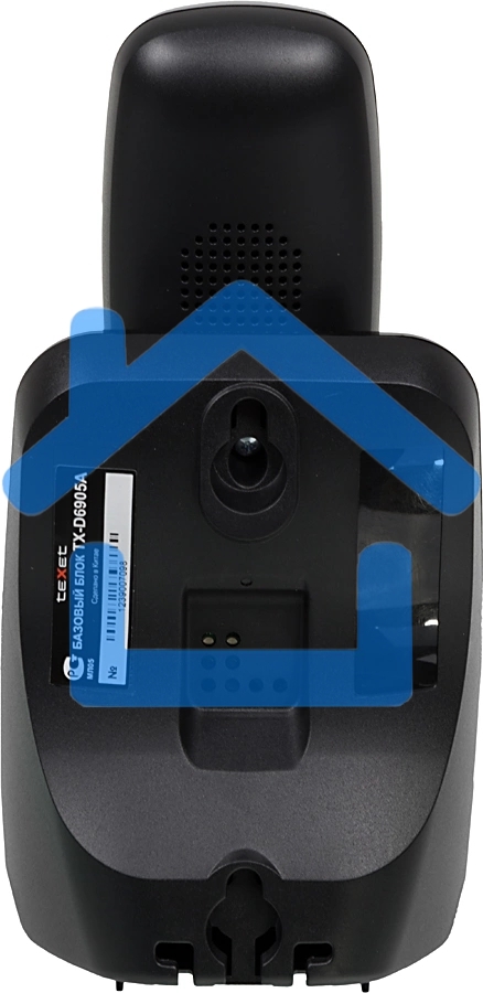 Радиотелефон teXet TX-D6905A черный (громкая связь,телефонная книга на 50 имен и номеров, определитель номера, будильник)
