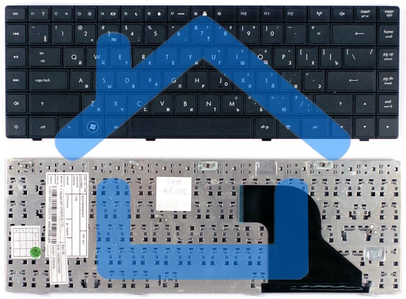 Клавиатура для ноутбука HP Compaq 625 620 621 черная