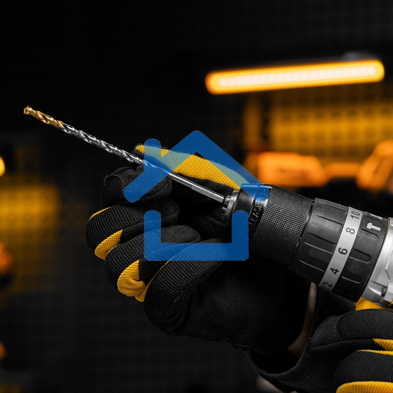 Сверло спиральное по металлу 5 х 132 мм, Р6М5, Golden Tip, удлиненное Denzel