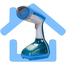 Отпариватель Galaxy Line GL 6192, синий с белым, ручной, 1000 Вт, постоянная подача пара до 25 г/мин