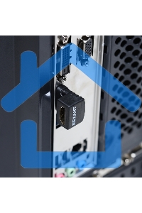 Переходник штекер HDMI - гнездо HDMI, угловой Rexant 17-6805