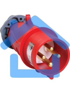 Вилка переносная Iek PSN02-032-4 ССИ-024 32А-6ч/380-415В 3Р + РЕ IP44 MAGNUM ИЭК