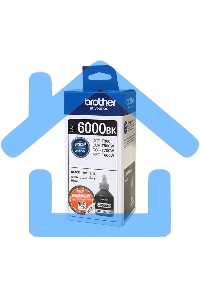 Чернила пигментные Brother BT6000BK черный (108 мл, 6000 стр.) для Brother DCP-T300/T500W/T700W