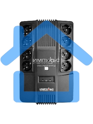 Источник бесперебойного питания Импульс Мастер, Интерактивная, 800 VA / 480 W, Tower, Schuko, LED, USB, USB CHRG