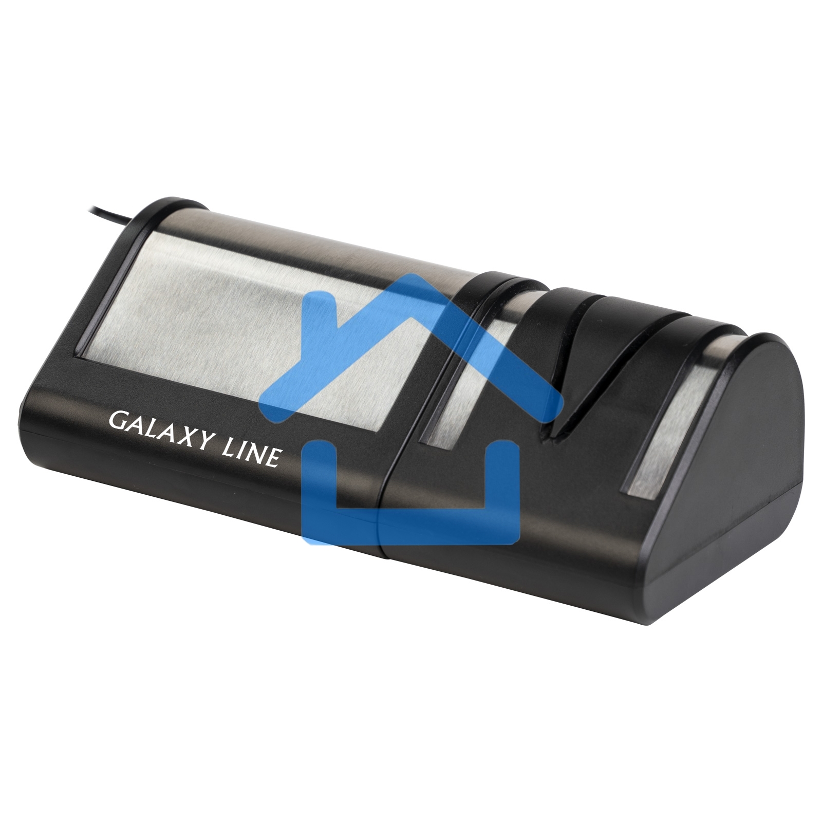 Электрическая точилка для ножей LINE GL 2442, черный/серебро мощность18 Вт, идеальная заточка любых ножей: металлических, кухонных, керамических, спортивных, складных. Отличный результат в домашних условиях, время заточки 1 минута. Точильные элементы с ал