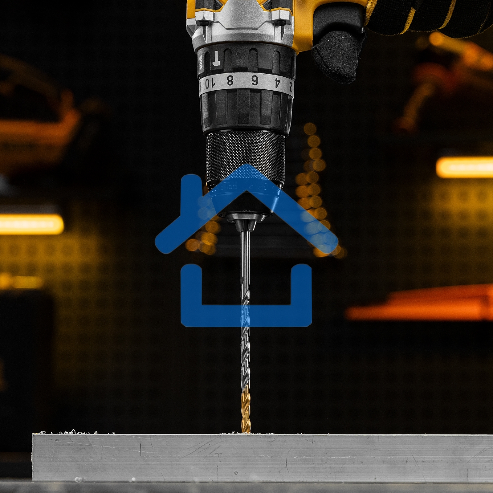 Сверло спиральное по металлу 5 х 132 мм, Р6М5, Golden Tip, удлиненное Denzel