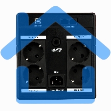 Источник бесперебойного питания ExeGate SpecialPro Smart LLB-1500.LCD.AVR.4SH.USB 1500VA/950W, LCD, AVR, 4*Schuko, USB, черный