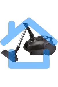 Пылесос Centek CT-2514 черный, 380/2100 Вт, уборка сухая, пылесборник мешок 2.5 л