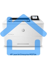 Принтер лазерный HP LaserJet Enterprise M507dn (1PV87A), A4, ч/б, печ. до 43 стр/мин, 1200 x 1200 dpi, USB, RJ-45, Air Print, Mopria