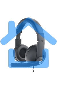 Гарнитура игровая Gembird MHS-G220 черный soft touch регулировка громкости кабель 2м